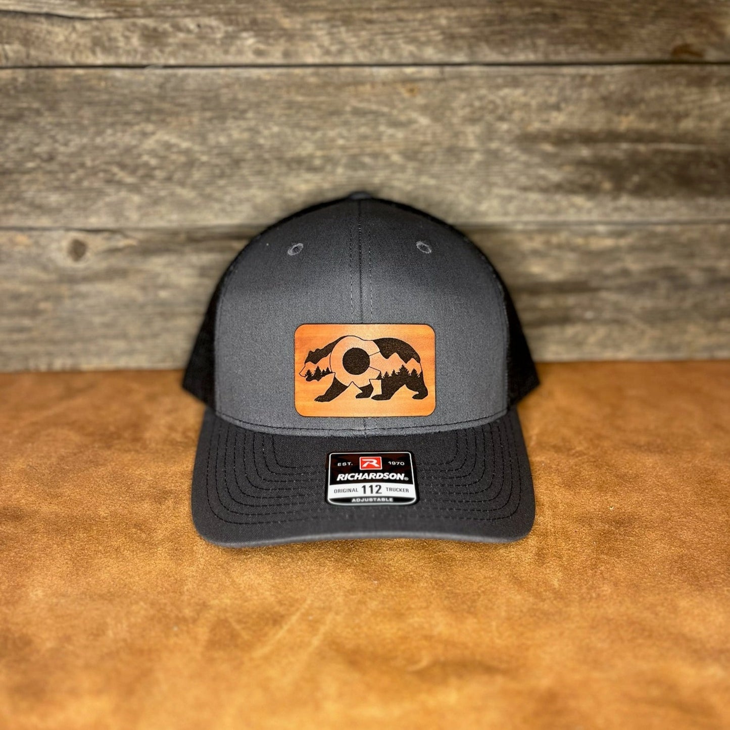 Custom Richardson Leather Patch Hat