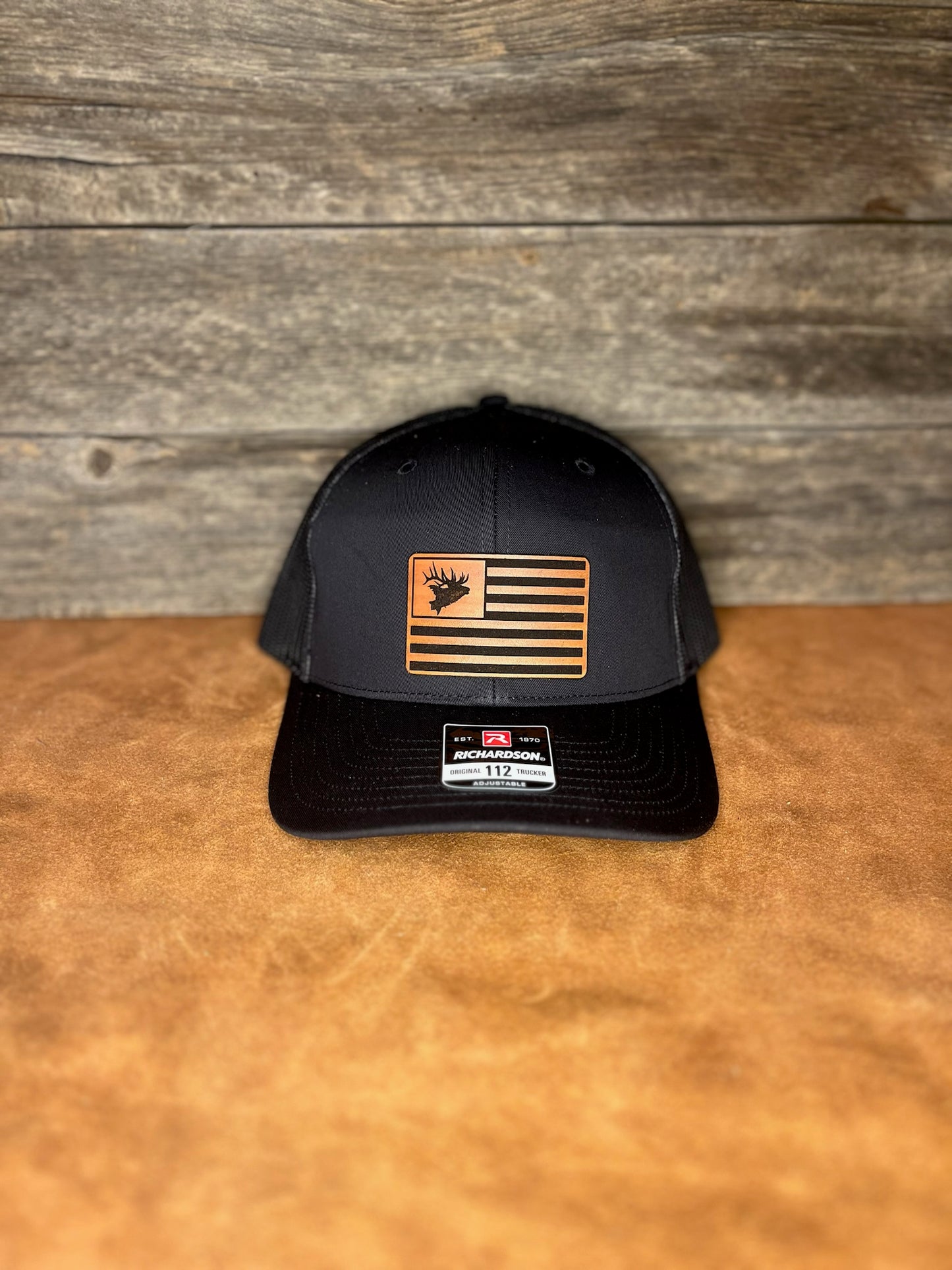 Custom Richardson Leather Patch Hat
