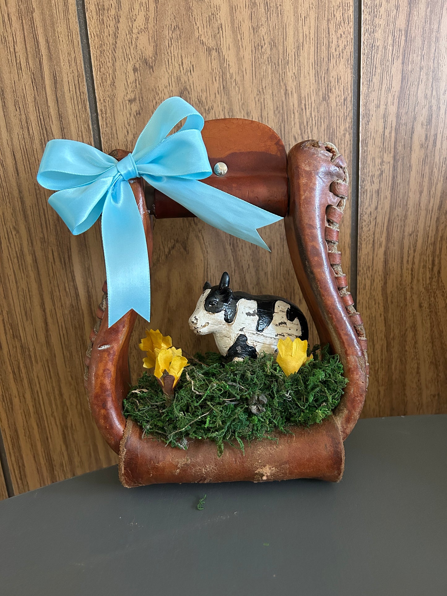 Fall and Christmas horse shoe decorations