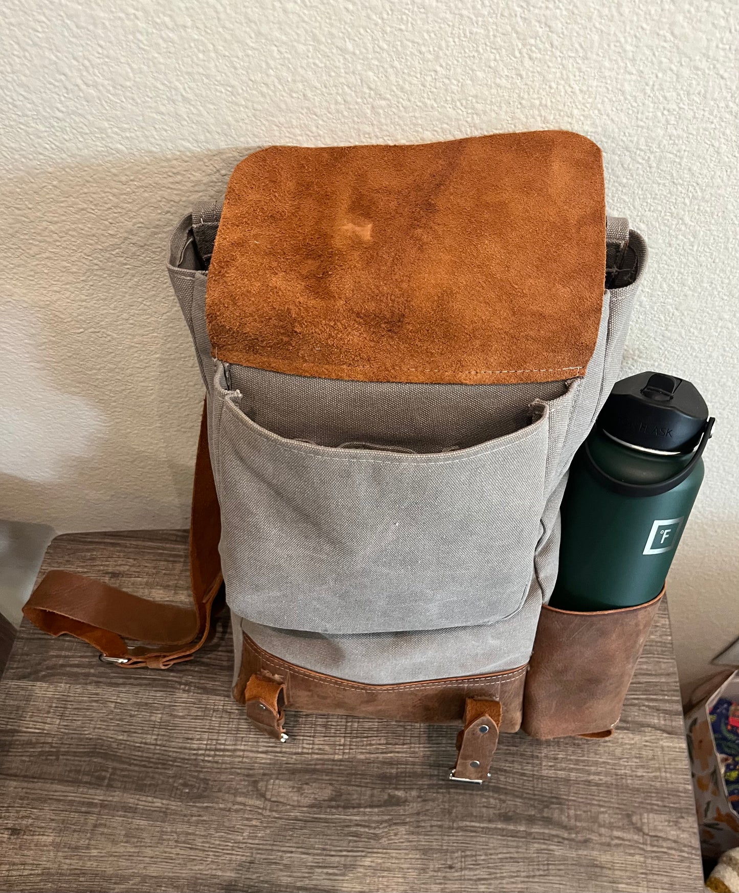 Custom Leather Backpack