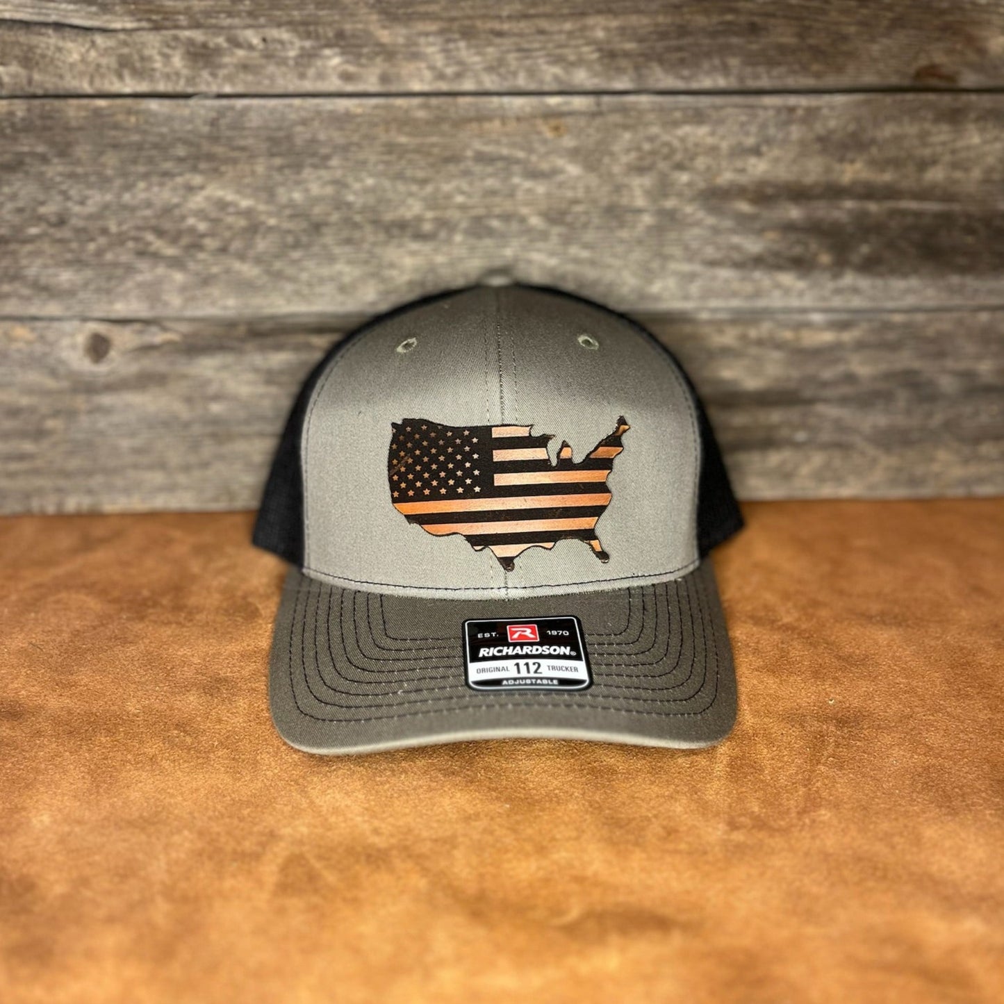 Custom Richardson Leather Patch Hat