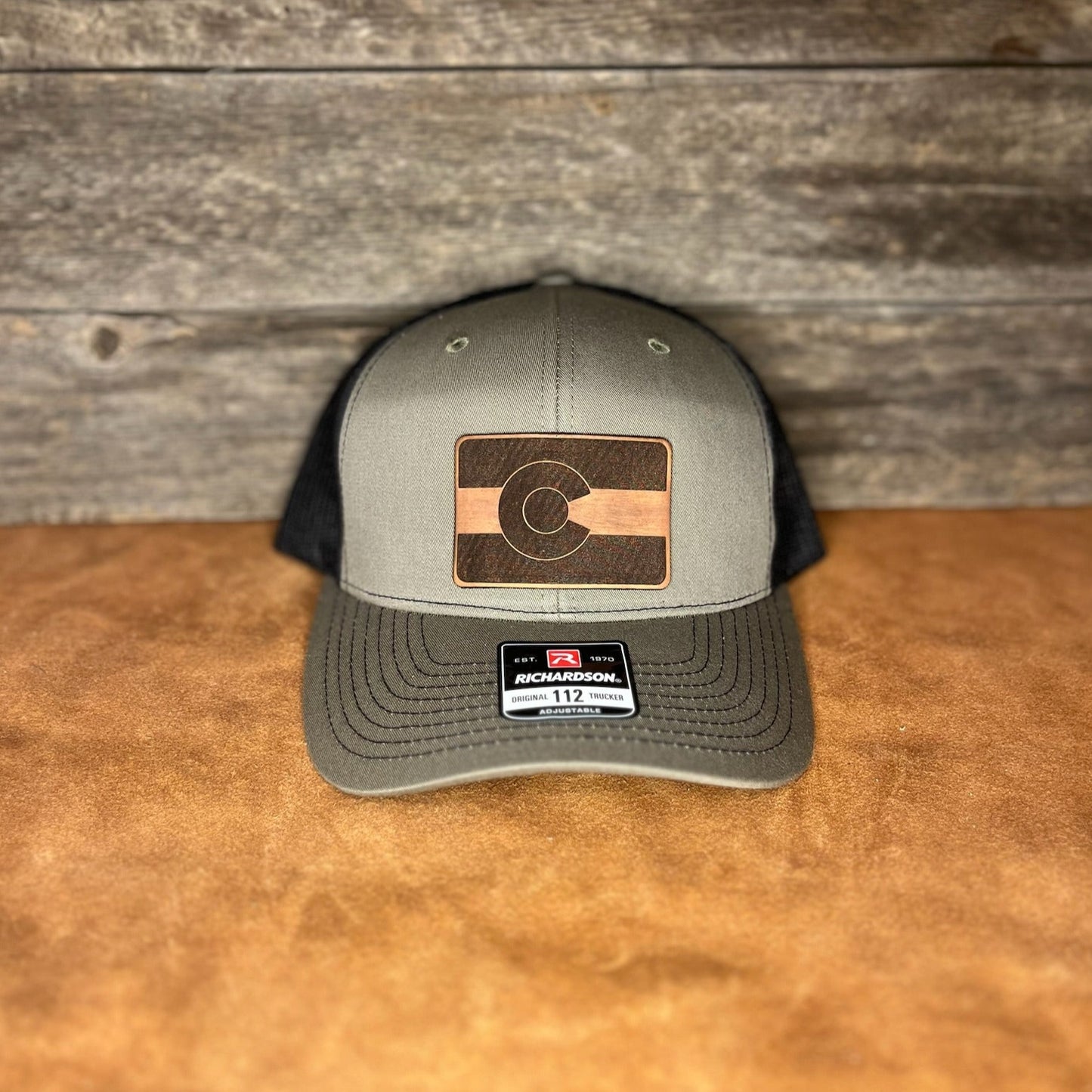 Custom Richardson Leather Patch Hat