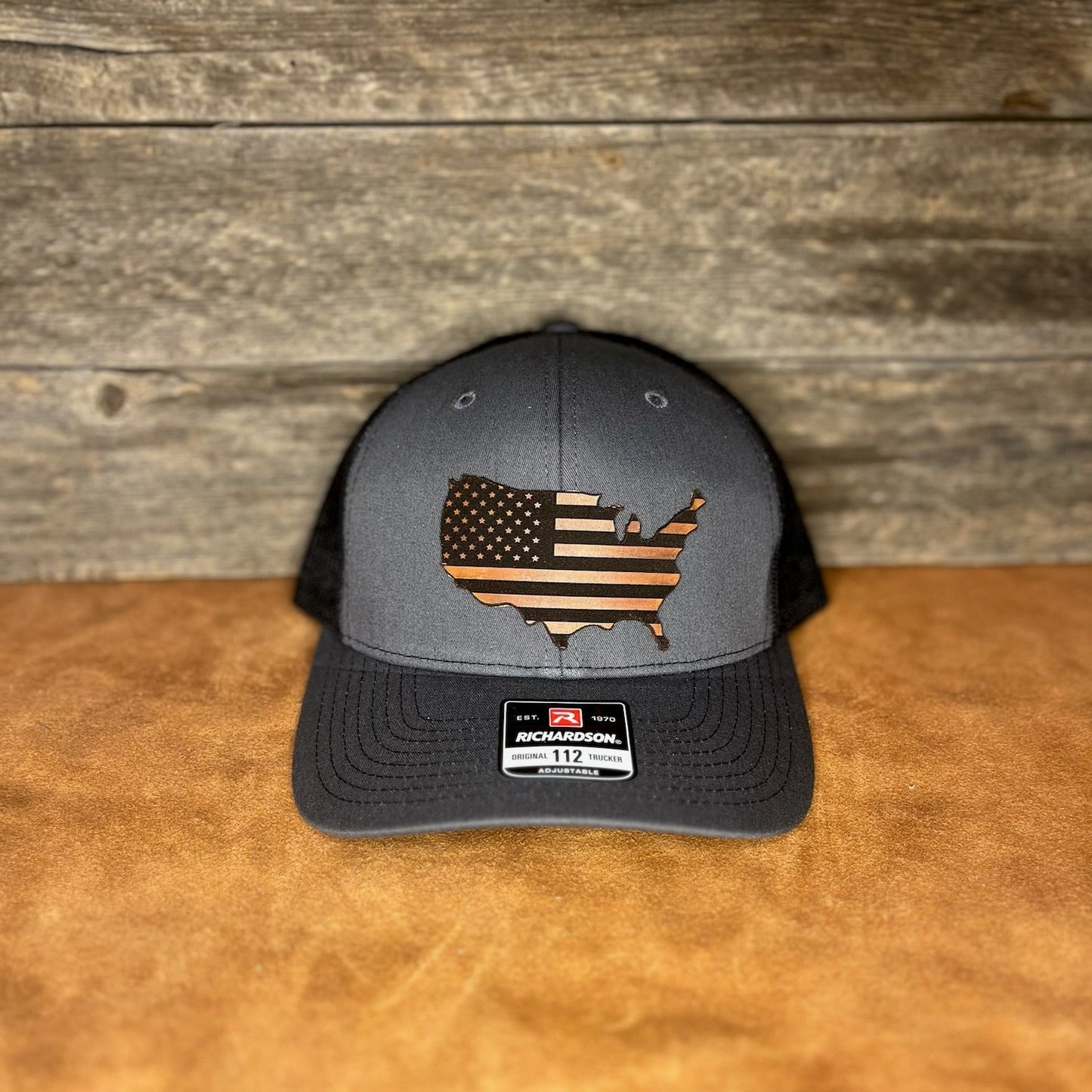 Custom Richardson Leather Patch Hat