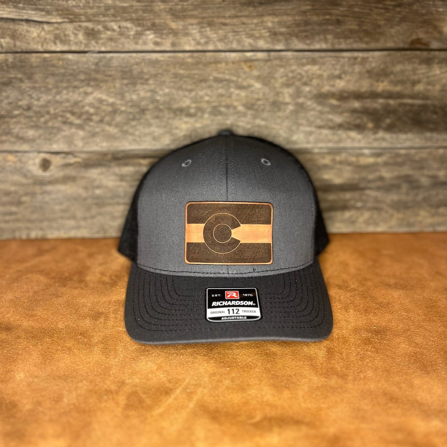 Custom Richardson Leather Patch Hat