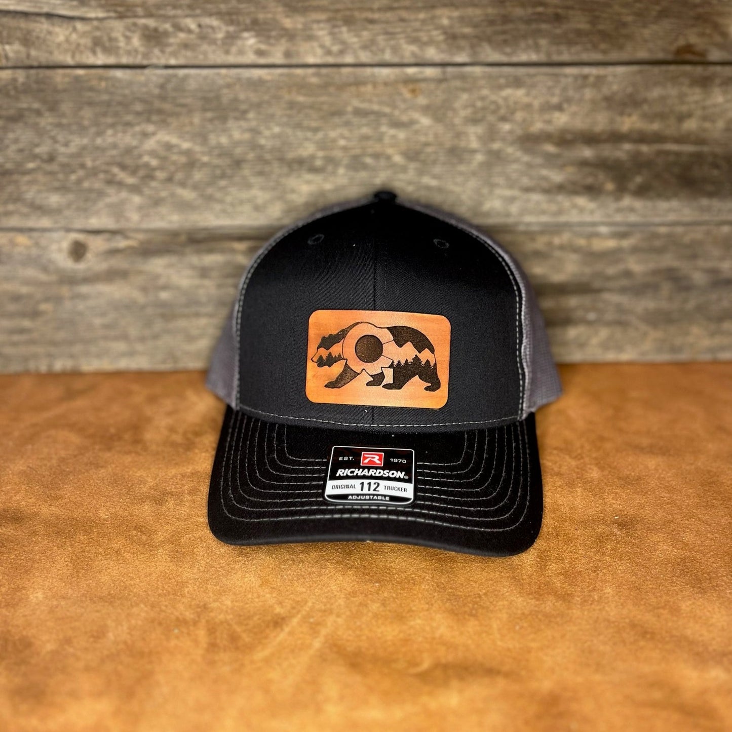 Custom Richardson Leather Patch Hat