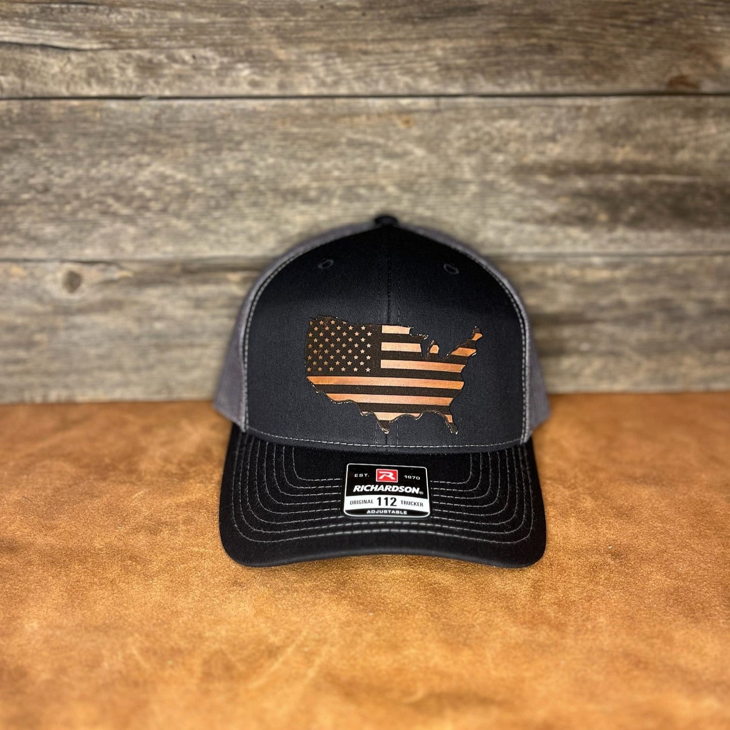 Custom Richardson Leather Patch Hat