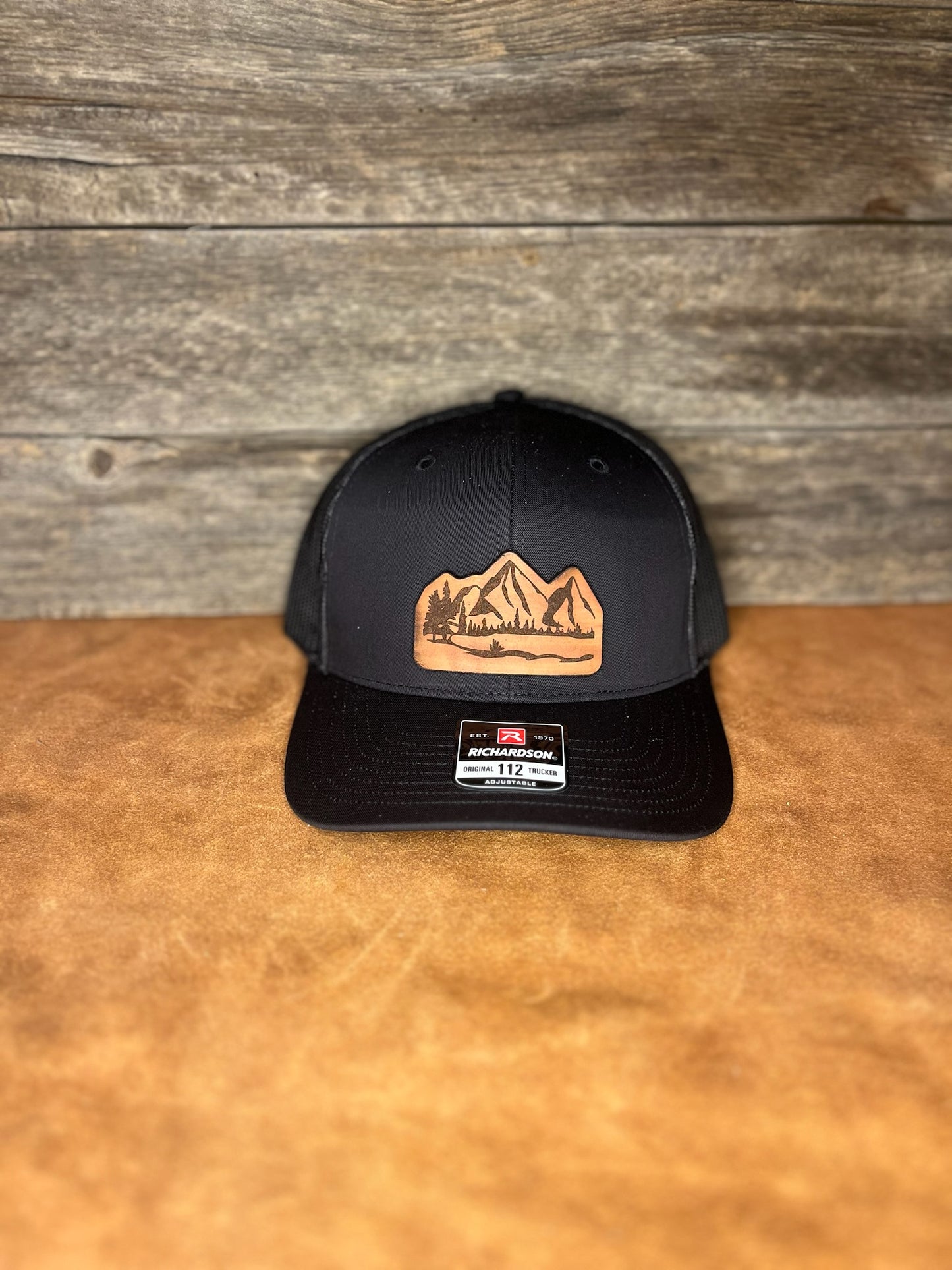 Custom Richardson Leather Patch Hat