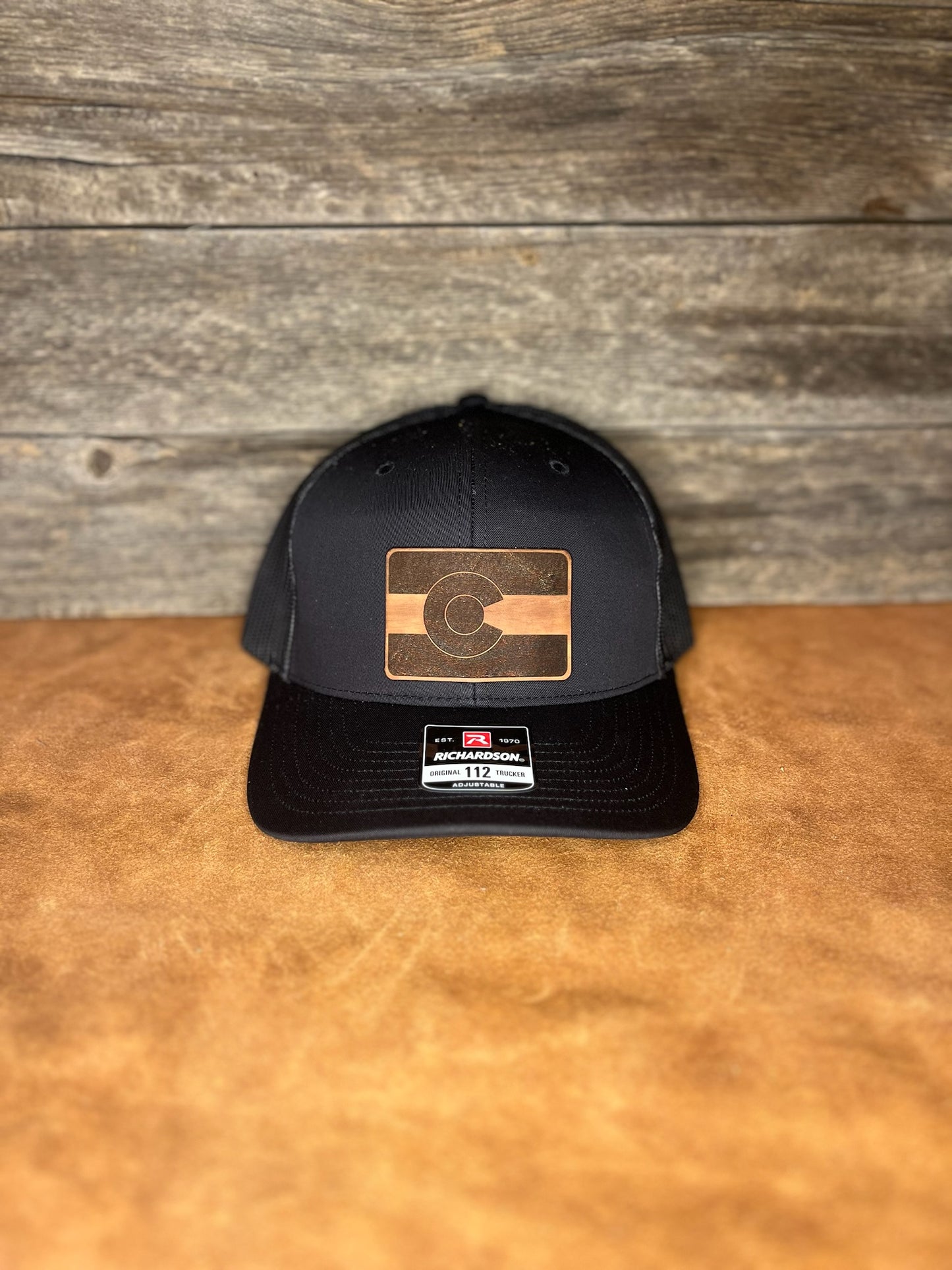 Custom Richardson Leather Patch Hat