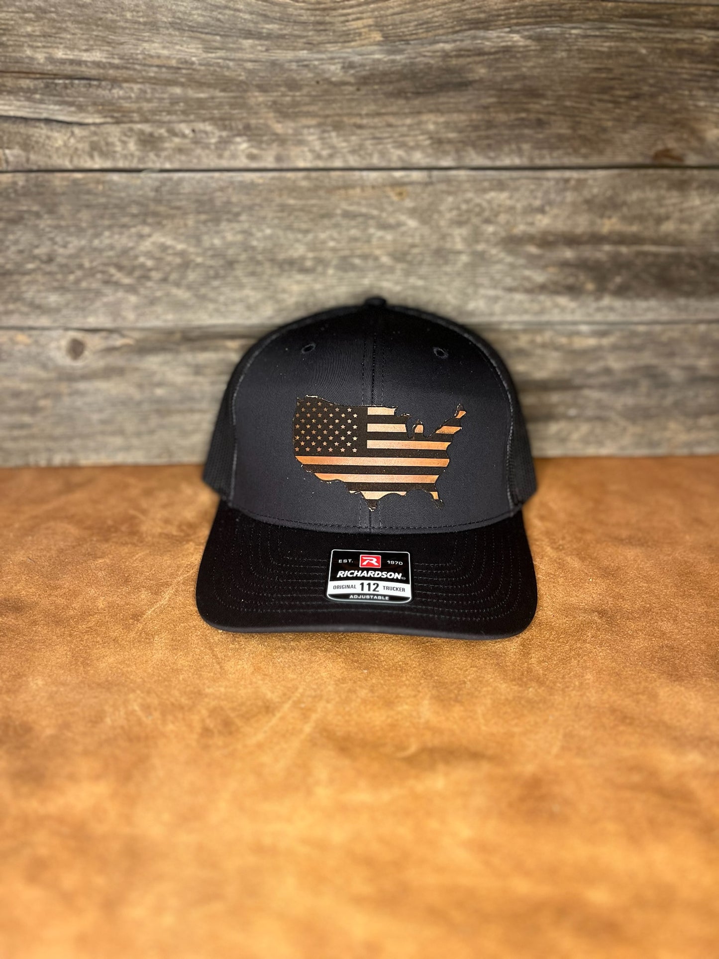 Custom Richardson Leather Patch Hat