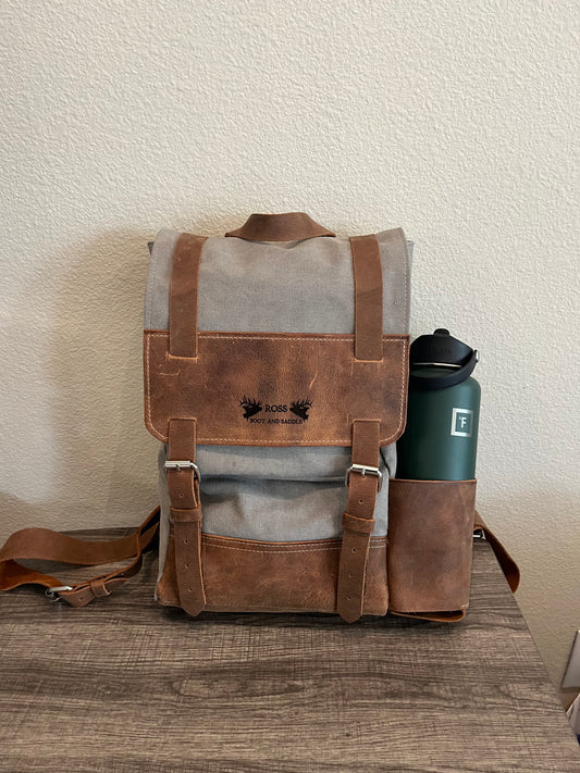 Custom Leather Backpack